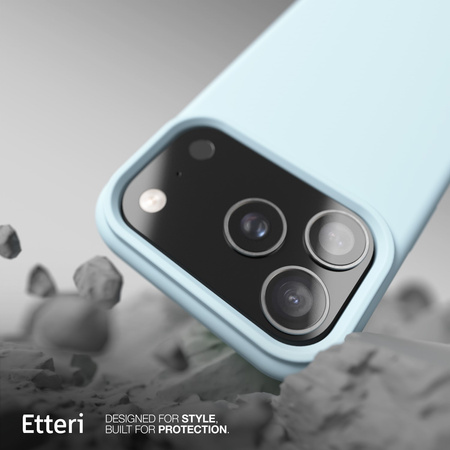 Etui Etteri Silicone Mag case do iPhone 17 Pro Max jasnoniebieskie
