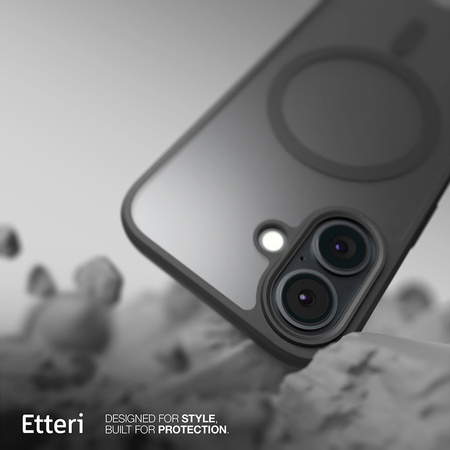 Etui Etteri Matt Mag do iPhone 17 czarne
