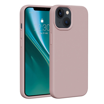 Etui Etteri Silicone Case do iPhone 13 6,1" jasnoróżowe