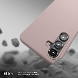Etui Etteri Silicone Case do Samsung Galaxy S25 Plus jasnoróżowe