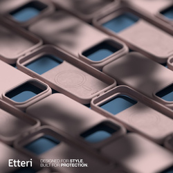Etui Etteri Silicone Mag case do iPhone 17 Pro jasnoróżowe