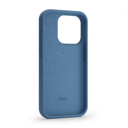Etui Etteri Silicone Case do iPhone 15 6,1" ciemnoniebieskie