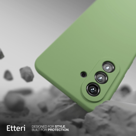 Etui Etteri Silicone Case do Samsung Galaxy S24 FE jasnozielone