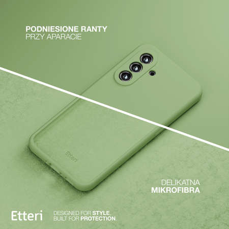 Etui Etteri Silicone Case do Samsung Galaxy S23 FE jasnozielone