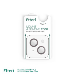 Etteri Camera Lens Protector szkło na aparat do iPhone 15 / 15 Plus różowy