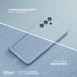 Etui Etteri Silicone Case do Samsung Galaxy S23 FE jasnoniebieskie